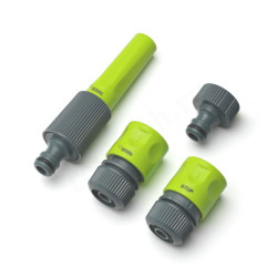 Переходник 1/2"-3/4", Rehau Универсал, обжим-защелка, полипропилен, (аквастоп, разбрызгиватель, пере