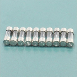 Стеклянный плавкий предохранитель 6.30 А с временной задержкой срабатывания(10 шт.), De Dietrich