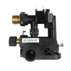 Гидроузел с датчиком протока ГВС и краном подпитки (блок входа воды в сборе) Ferroli