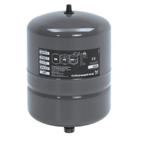 Бак для водоснабжения Grundfos GT-H 24 л., PN16 DN 1" (25 мм) , вертикальный