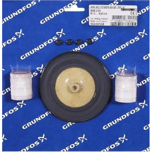 Комплект клапанов и диафрагм (Kit, valve/diaphragm DME150 PV/T/C)