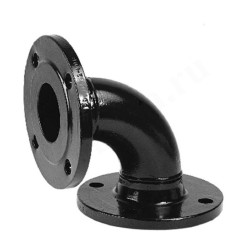Колено 90* с фланцами для "сухой" вертикальной установки PN10 GACQ 250/250, Grundfos