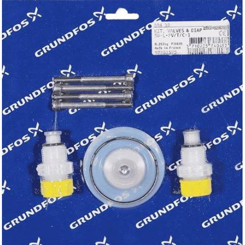 Комплект клапана, Kit, valve/diaph. SD-L-PV/T/C-1, Grundfos