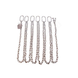 Цепь подъемная со скобой, нержавеющая сталь 10 м, 8 мм.,