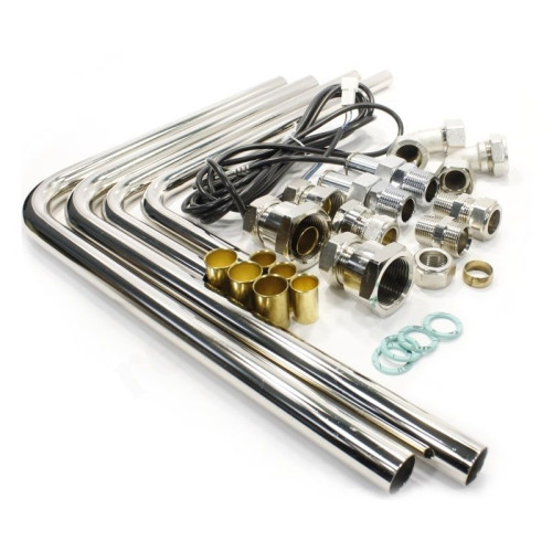 Комплект подключений для подставного бойлера с соединительными трубпроводами